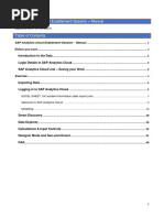 SAP Analytics Cloud Manual 2021