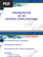 001 Organización de Un Sistema Computacional