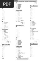 Journeys B1 Test Pack Key Answers