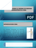 2.-INTRODUCCION AL SISTEMA DE GESTION ADMINISTRATIVA SIGA (1) Diaposit