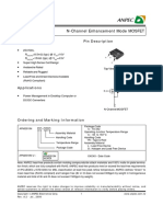 APM2510NU: N-Channel Enhancement Mode MOSFET