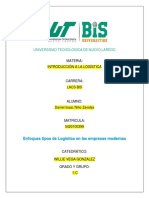 Enfoques Tipos de Logística en Las Empresas Modernas