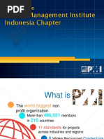 Project Management Institute Indonesia Chapter: at A Glance