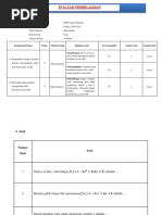 Kisi-Kisi Soal: Menyajikan Fungsi Kuadrat Menggunakan Tabel, Persamaan, Dan Grafik