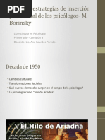 Primeras Estrategias de Inserción Profesional de Los Psicólogos - M. Borinsky