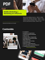 Mobile Marketing y Marketing de Influencia - Viernes