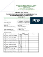 Struktur Organisasi PKB Maarif 2019