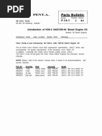 89 PB G P-13-03 N13 V02 Introduction of VDS-3 SAE15W-40 Diesel Engine Oil