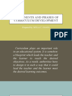 Components and Phases of Curriculum Development