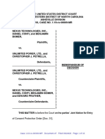 On The Parties' Joint Motion For Entry of Consent Protective Order (Doc. 31)