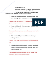 WKSH Directed Situations 2 Responses