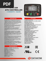 DKG-329 Ats Controller: 2 Gensets + Mains