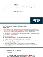 Nociplastic Pain: Focus On Pathophysiology & Implication On Pain Management