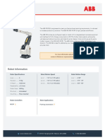 ABB IRB 580 Datasheet