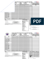 School Form 2 Daily Attendance Report of Learners For Senior High School (SF2-SHS)