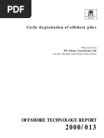 Offshore Technology Report: Cyclic Degradation of Offshore Piles