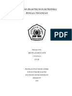 Laporan Praktikum Elektronika Pengali Tegangan: Ervina Damayanti 3.39.19.0.11 LT-2E