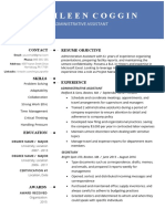 2020 Resume Template Blue