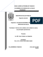 Teóricos de La Calidad y de La Calidad en Salud y Sus Principales Aportaciones