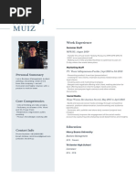 Arrofi Muiz: Personal Summary