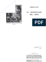 PDF Herbert Read El Significado Del Arte 