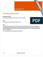 Scheme of Work - Cambridge IGCSE® Chemistry (0620)