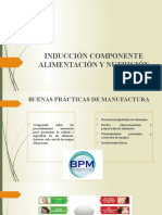 Inducción Componente Alimentación y Nutrición