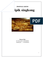 Proposal Bisnis Kripik Singkong