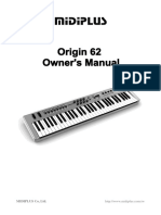 MIDIPLUS Manual Origin62 EN V1.3