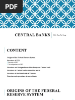 Central Banks: Msc. Phan Thu Trang