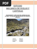 Estudio de Mecanica de Suelo y Canteras