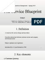 Service Operations Management - Service Blueprint