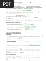 Momentum Packet Solutions