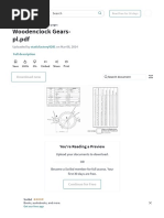 Woodenclock Gears-Pl - PDF - Gear - Tooth