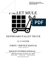 SHIPBOARD PALLET TRUCK - Manual