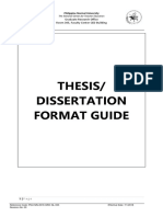 Thesis Dissertation Format Guide - CGSTER - GRESO