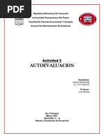 Actividad 5 - AUTOEVALUACION - 2do Corte - Diseño y Evaluacion de Proyectos