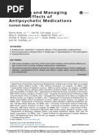 (TJ) Detecting and Managing Adverse Effects of Antipsychotic Medications