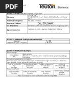 MSDS Cal Dolomax