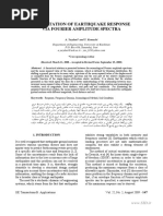 Computation of Earthquake Response Via Fourier Amplitude Spectra