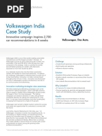 Volkswagen India Case Study: Innovative Campaign Inspires 2,700 Car Recommendations in 4 Weeks