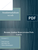 Kel. 12 Resume Asuhan Keperawatan Gerontik