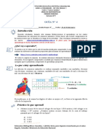 MATEMATICAS GUIA # 4 Adiciones - Numeros - Naturales