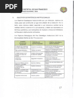 Objetivos Estrategicos Institucionales