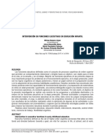 Intervencion en Funciones Ejecutivas en Educacion