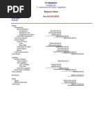 Standard Balance Sheet