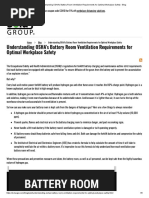 Battery Room Ventilation Requirements