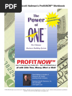 Profitnow: Welcome To Scott Hallman'S Profitnow Workbook