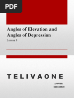 Angle of Elevation and Angle of Depression