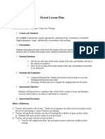 Drexel Lesson Plan: CC.1.4.8.R: Demonstrate A Grade-Appropriate Command of The Conventions of Standard